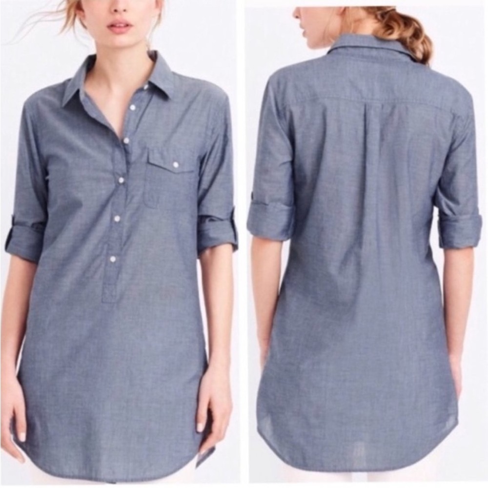 J. Crew Chambray Tunic XL